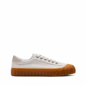 Rockfish Vintage 701 Canvas Women's Low-Top Sneakers White | WWP9630PV