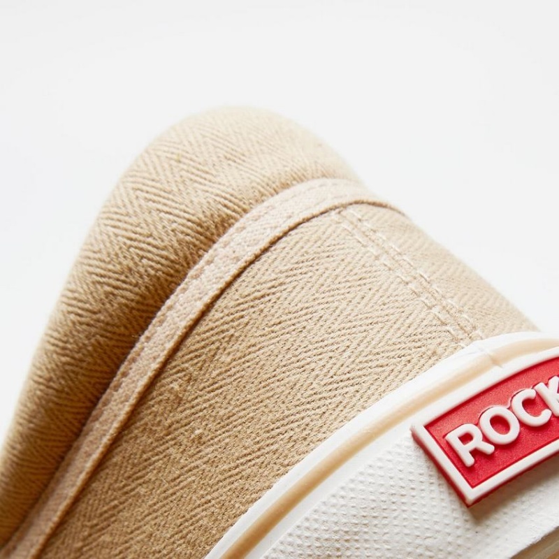 Rockfish 718 Classic Women's Slip On Sneakers Brown | CFI8043SM