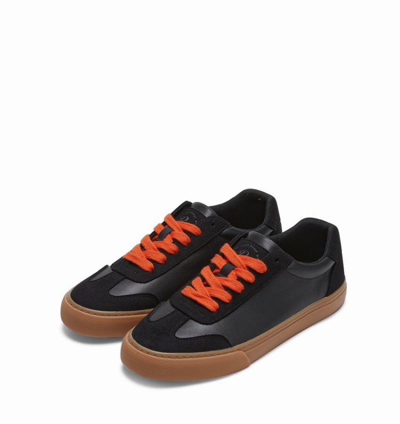 Rockfish 901 Dwr Lace Detail Trainers Women's Low-Top Sneakers Black | QVD7690EE