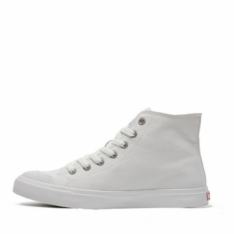 Rockfish Classic 746 Canvas Women's High-Top Sneakers White | RJM6395FI