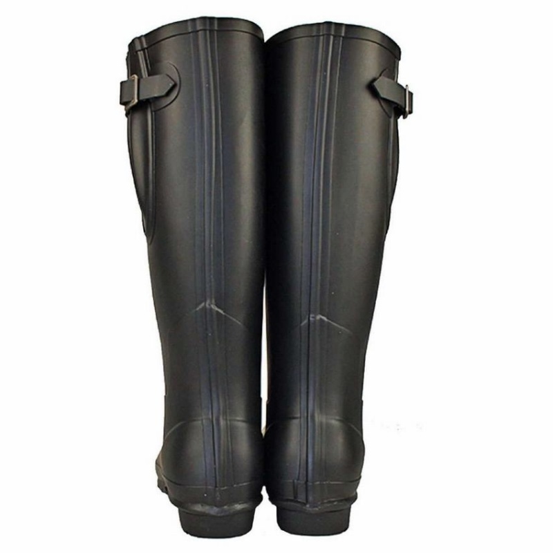 Rockfish Everyday Thermal Tall Side Adjustable 3mm Neoprene Insulated Women's Wellington Boots Black | YPR3456AH